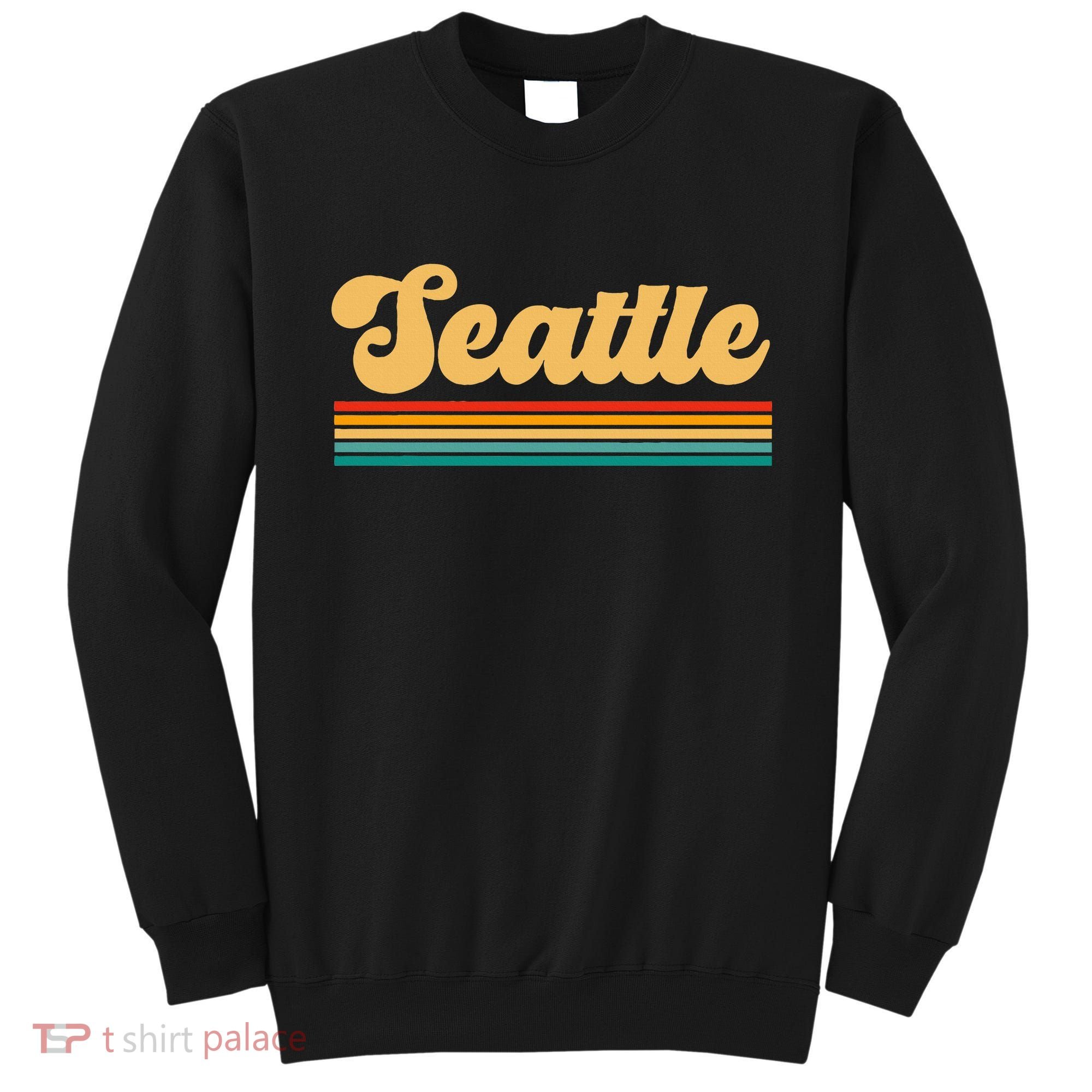 Retro Seattle Washington Sweatshirt