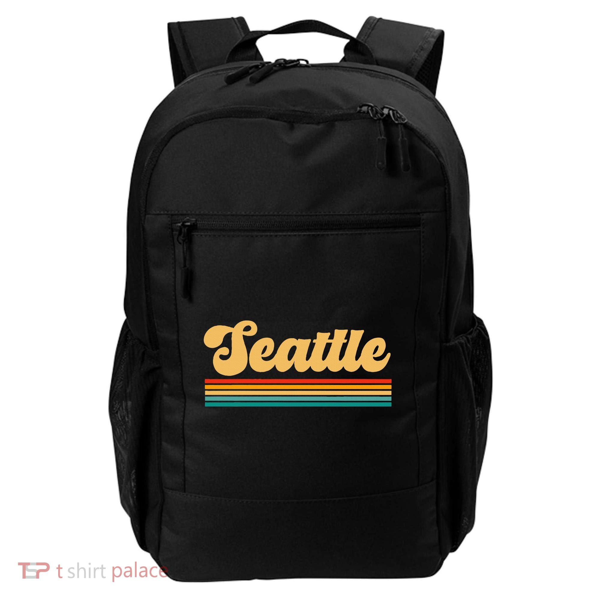 Retro Seattle Washington Backpack