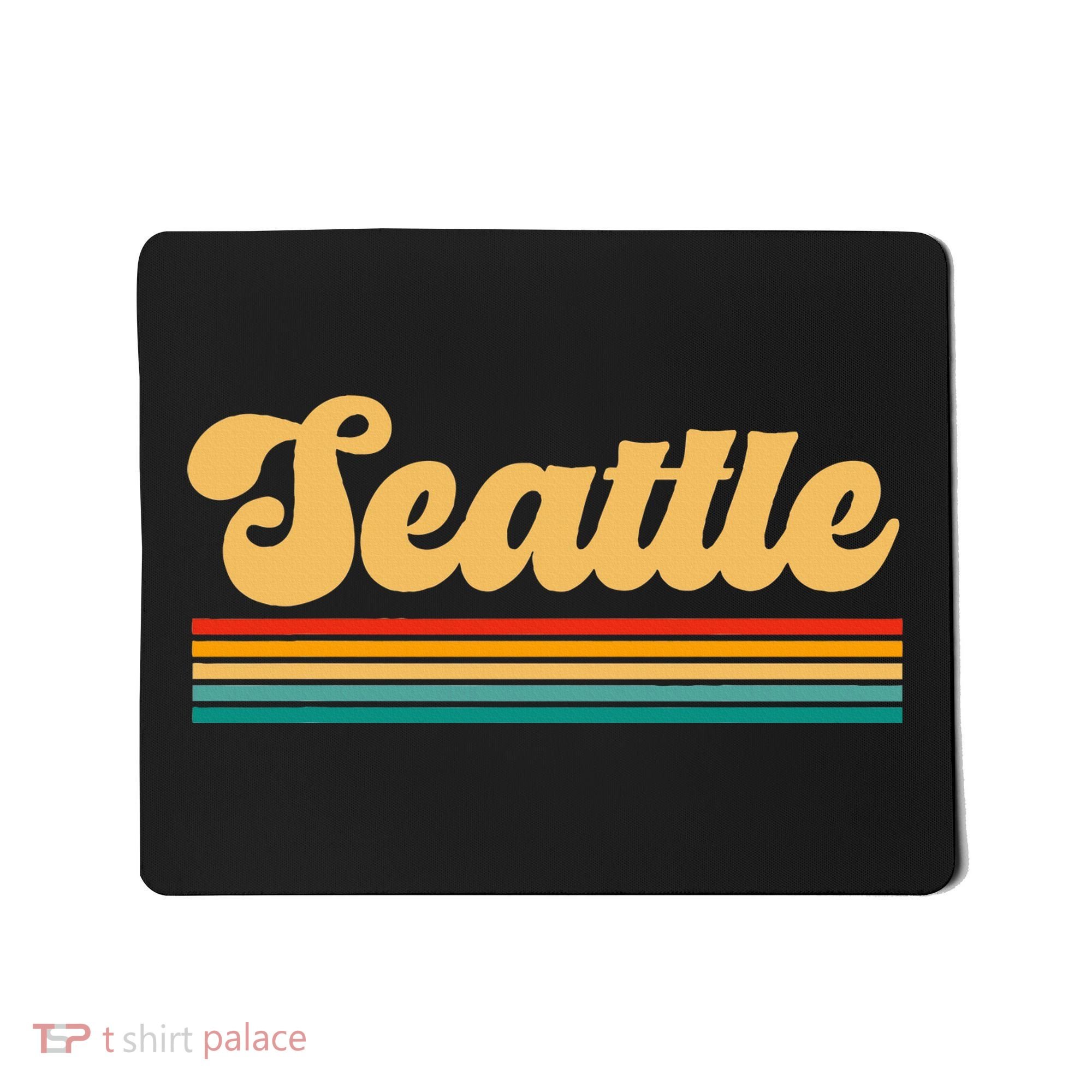 Retro Seattle Washington Mousepad