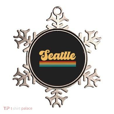 Retro Seattle Washington Ornament