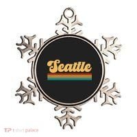 Retro Seattle Washington Ornament thumb 0