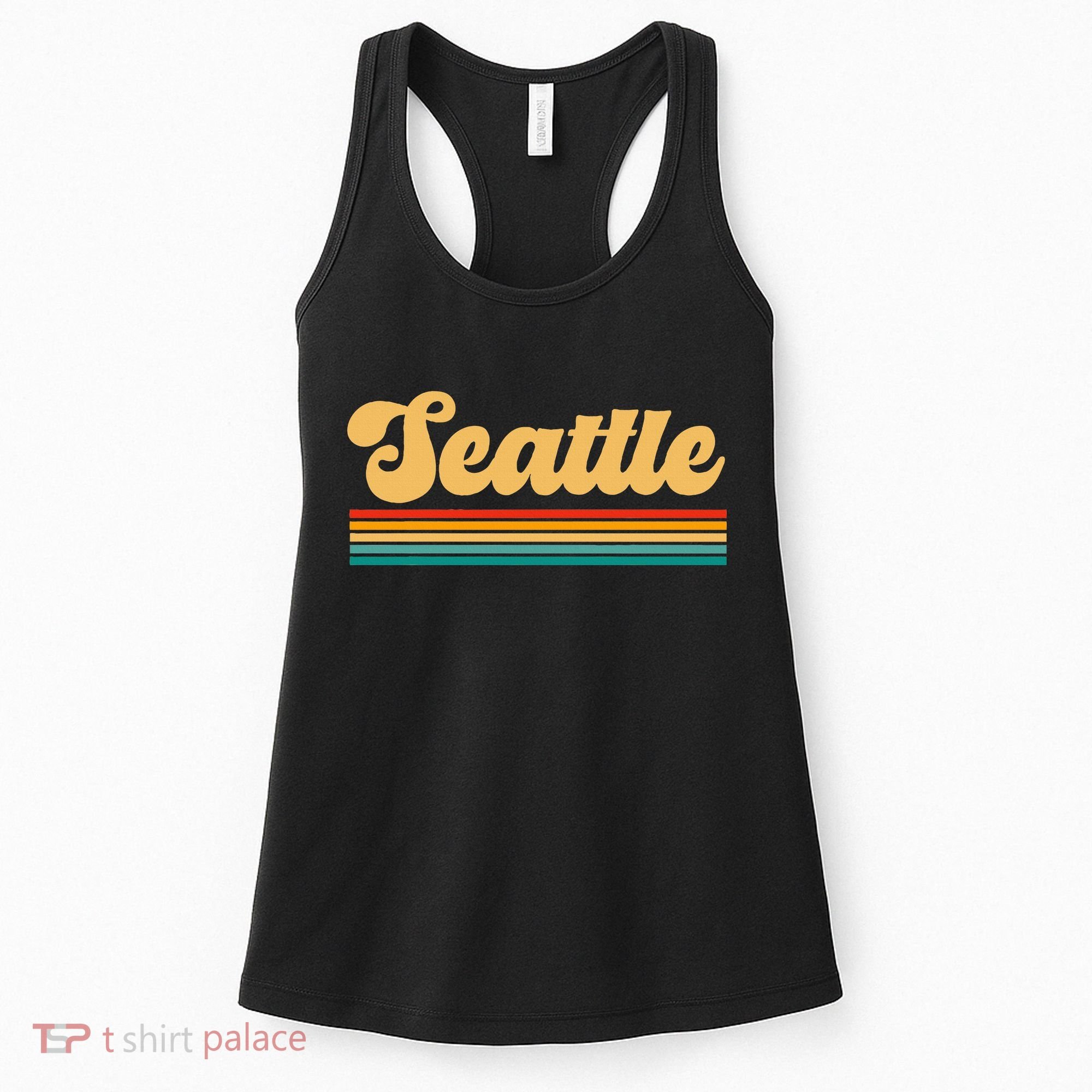 Retro Seattle Washington Women's Tank Top