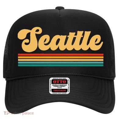 Retro Seattle Washington Hat