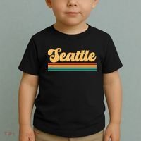 Retro Seattle Washington Toddler T-Shirt thumb 2