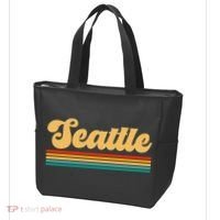 Retro Seattle Washington Tote Bag thumb 3