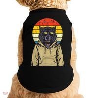 Retro Sunset Wolf Doggie Tank thumb 0