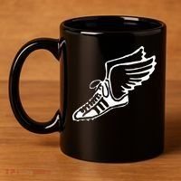 Running Shoe With Wings Track And Field Sneaker 11oz C Handle Ceramic Mug thumb 4