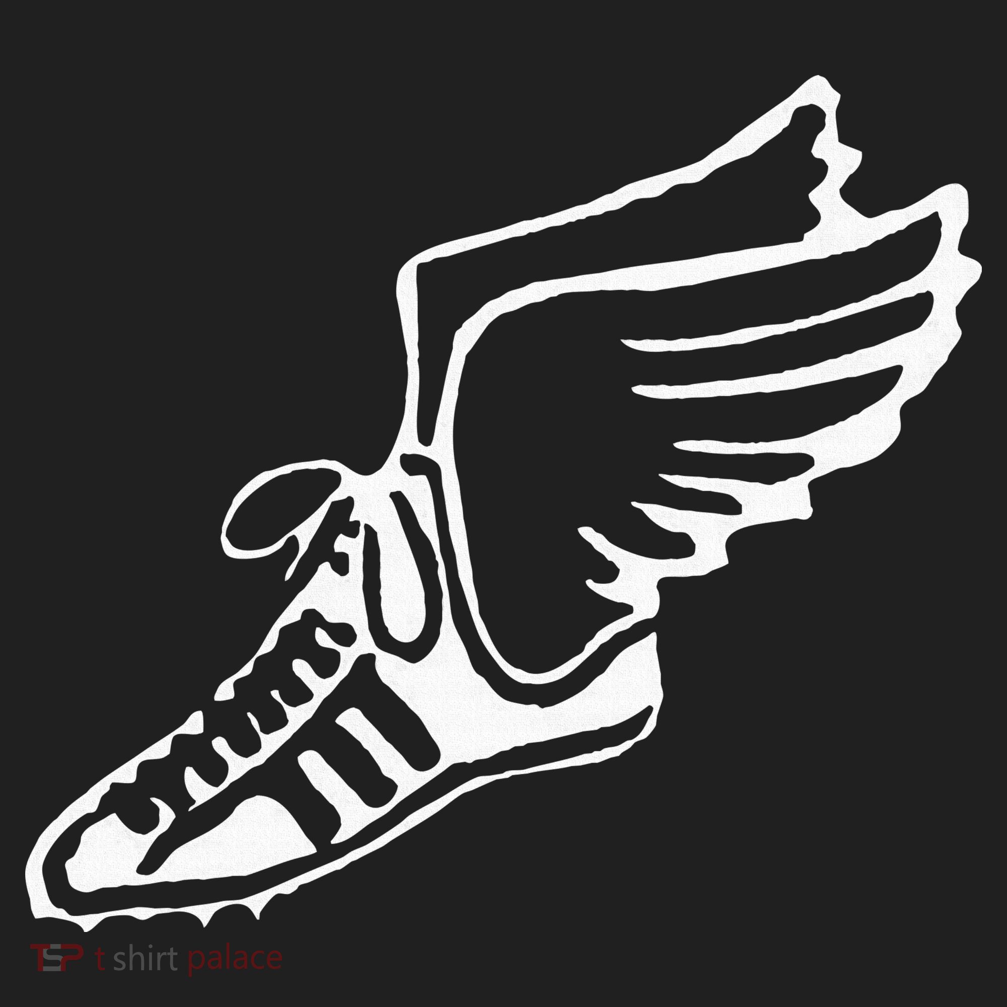 Running Shoe With Wings Track And Field Sneaker District V.I.T. Heavyweight Hoodie