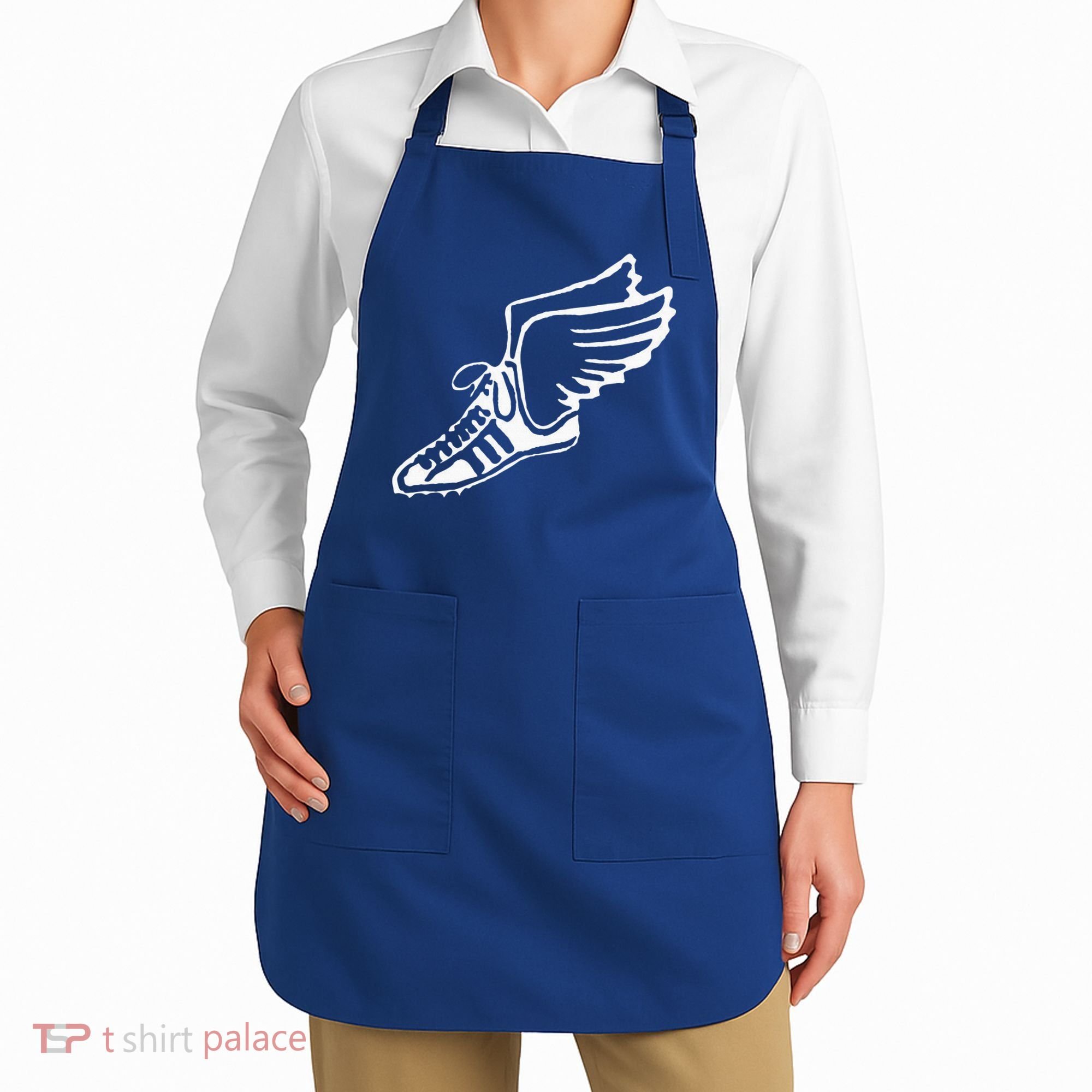 Running Shoe With Wings Track And Field Sneaker Apron