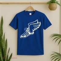 Running Shoe With Wings Track And Field Sneaker T-Shirt thumb 2