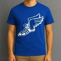 Running Shoe With Wings Track And Field Sneaker T-Shirt thumb 3