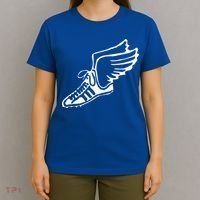 Running Shoe With Wings Track And Field Sneaker T-Shirt thumb 4