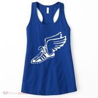 Running Shoe With Wings Track And Field Sneaker Women's Tank Top thumb 0