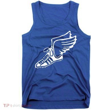 Running Shoe With Wings Track And Field Sneaker Tank Top