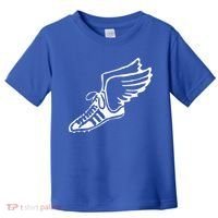 Running Shoe With Wings Track And Field Sneaker Toddler T-Shirt thumb 0