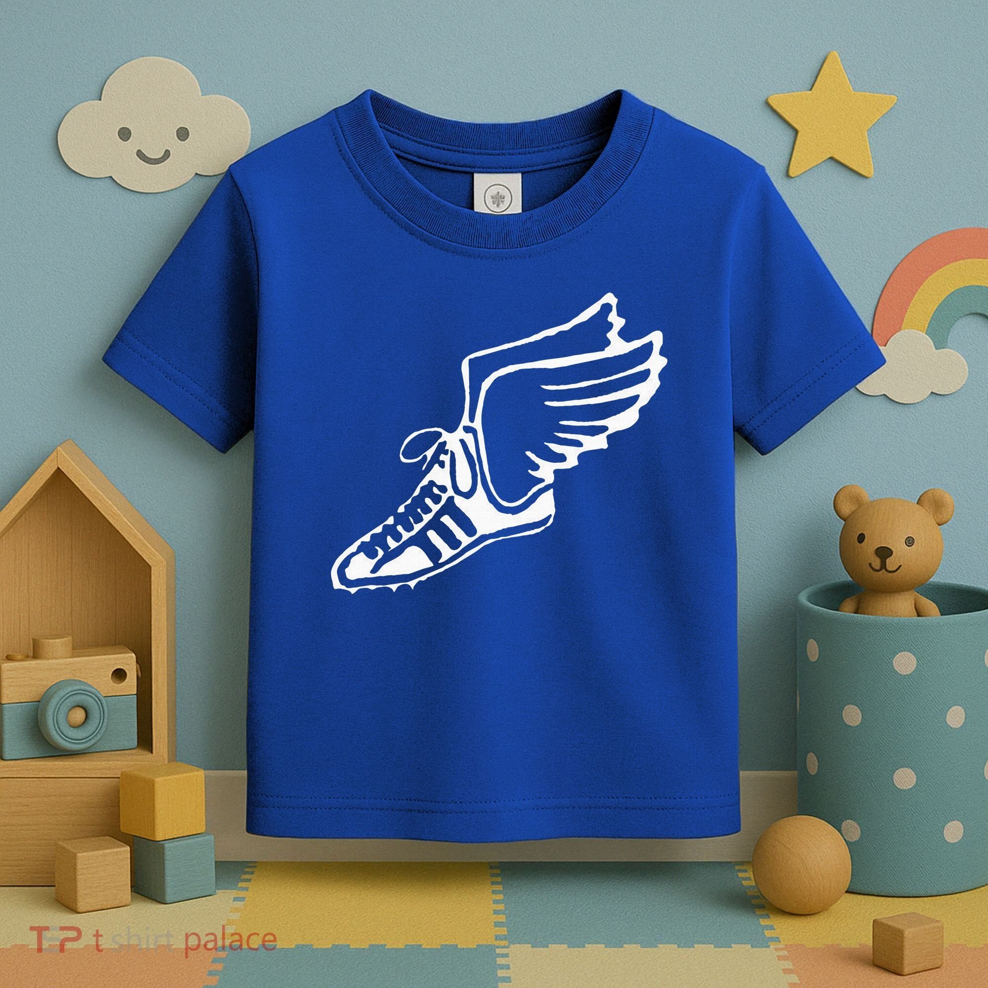 Running Shoe With Wings Track And Field Sneaker Toddler T-Shirt