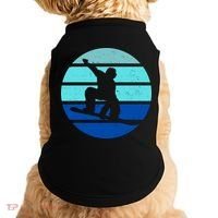 Retro Snowboarding Winter Sport Doggie Tank thumb 0