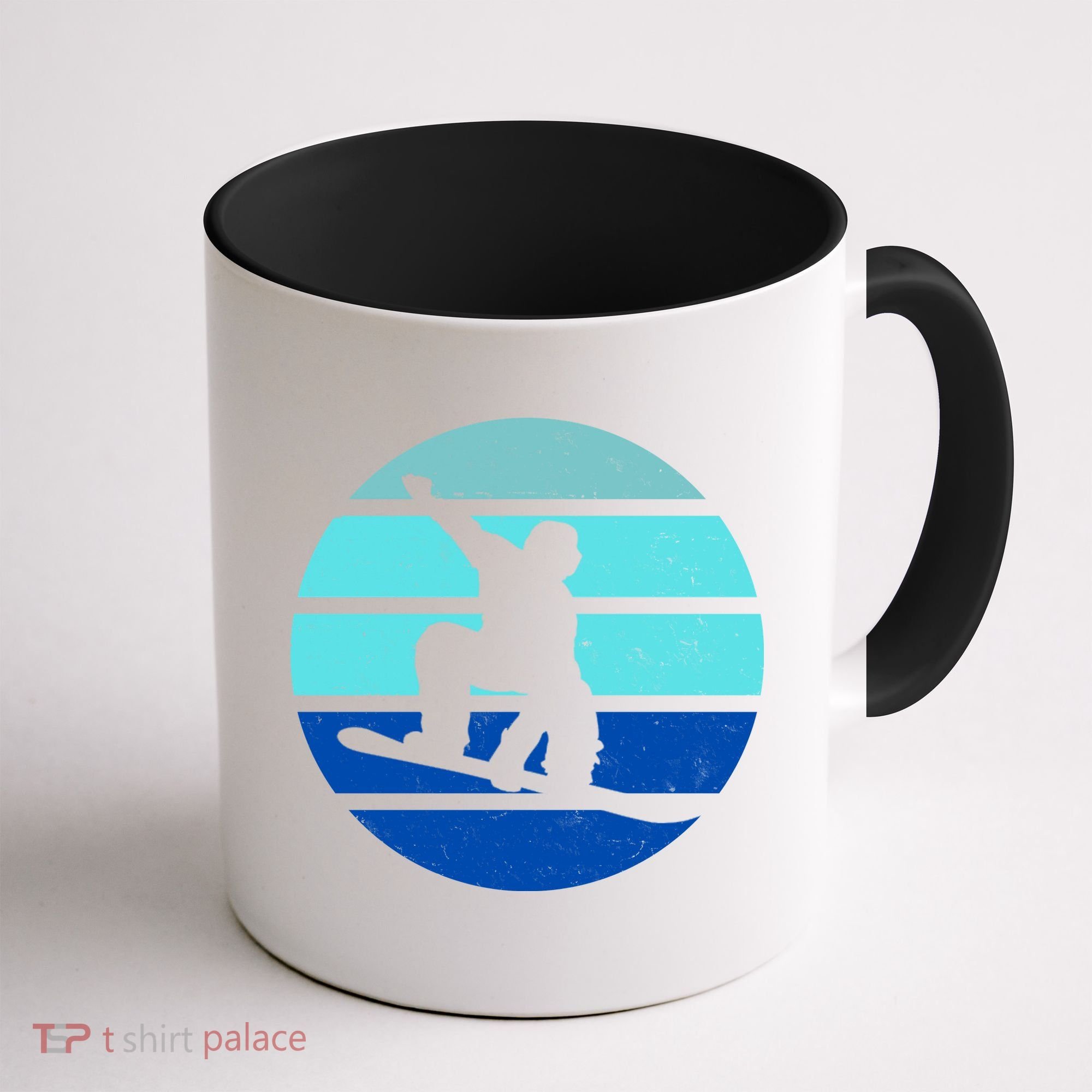 Retro Snowboarding Winter Sport Coffee Mug