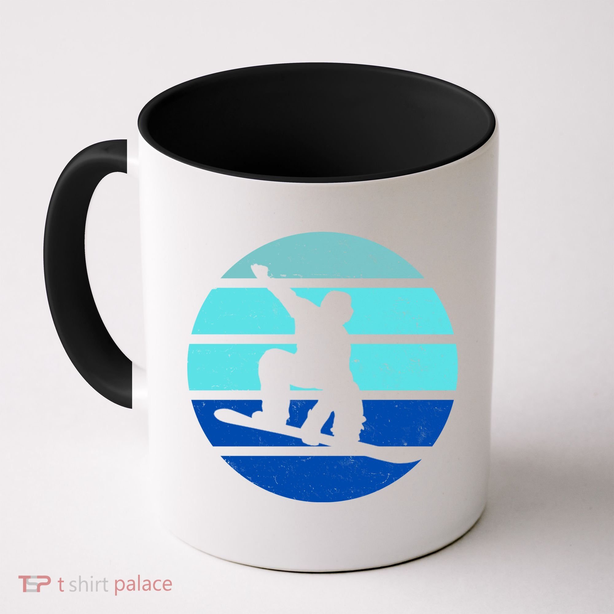 Retro Snowboarding Winter Sport Coffee Mug