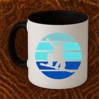 Retro Snowboarding Winter Sport Coffee Mug thumb 2