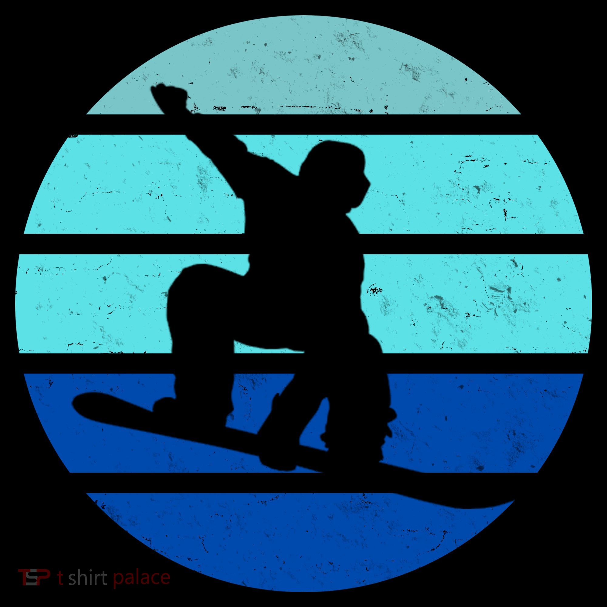 Retro Snowboarding Winter Sport Women's Hoodie