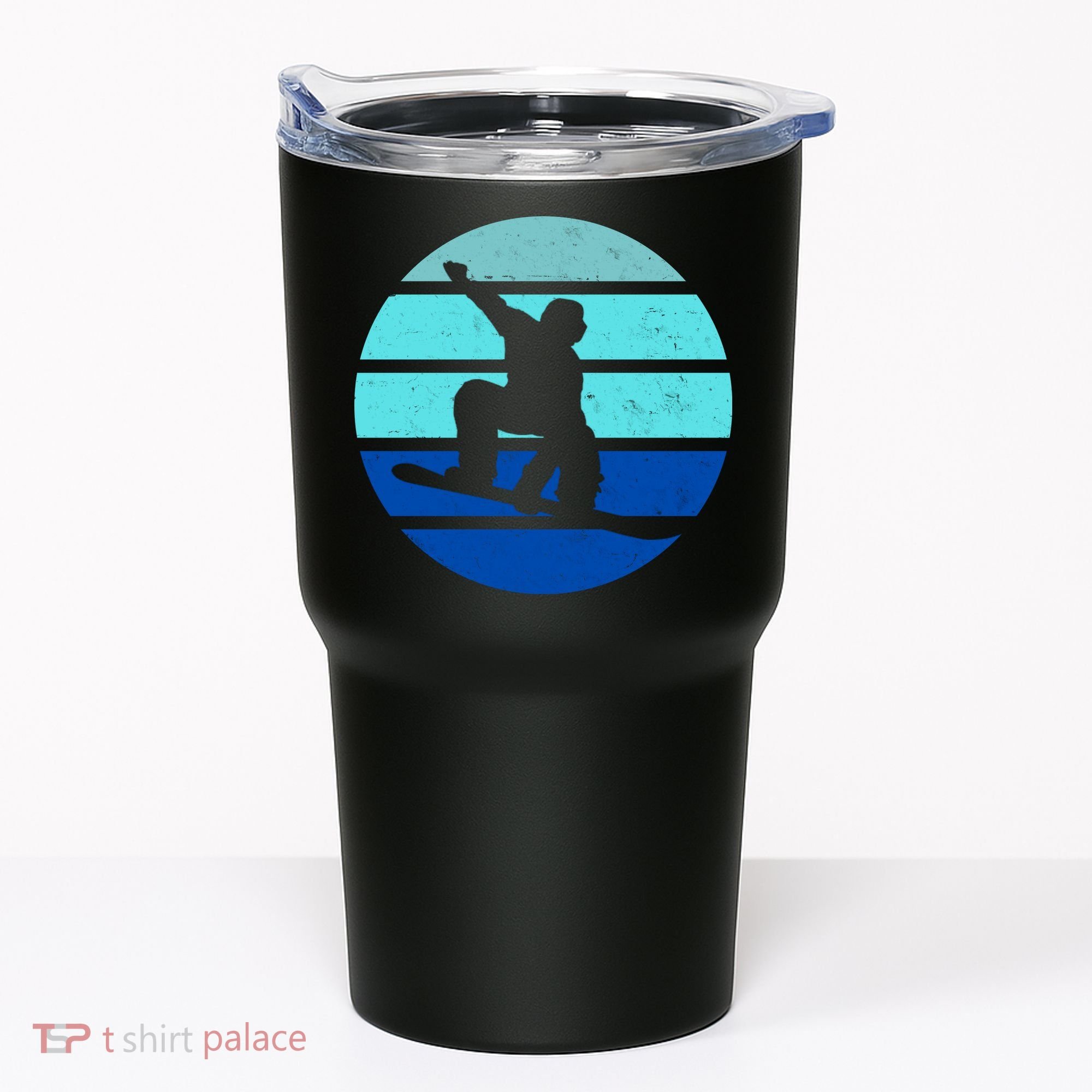 Retro Snowboarding Winter Sport Tumbler