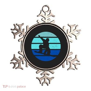 Retro Snowboarding Winter Sport Ornament