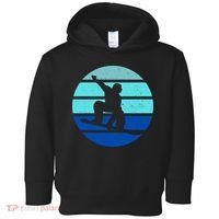Retro Snowboarding Winter Sport Toddler Hoodie thumb 0