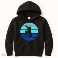 Retro Snowboarding Winter Sport Kids Hoodie thumb 0