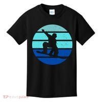 Retro Snowboarding Winter Sport Kids T-Shirt thumb 0
