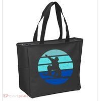 Retro Snowboarding Winter Sport Tote Bag thumb 2