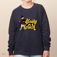 Retro Salty Witch Funny Halloween Girl Women's Sweatshirt thumb 0