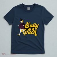 Retro Salty Witch Funny Halloween Girl T-Shirt thumb 5