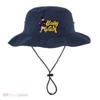 Retro Salty Witch Funny Halloween Girl Bucket Hat thumb 0