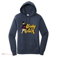Retro Salty Witch Funny Halloween Girl Women's Hoodie thumb 0