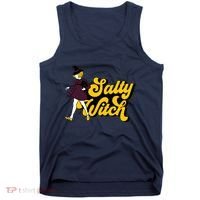 Retro Salty Witch Funny Halloween Girl Tank Top thumb 0
