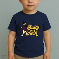 Retro Salty Witch Funny Halloween Girl Toddler T-Shirt thumb 2