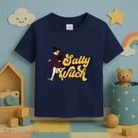 Retro Salty Witch Funny Halloween Girl Toddler T-Shirt thumb 3