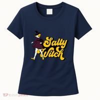 Retro Salty Witch Funny Halloween Girl Women's T-Shirt thumb 0