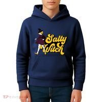 Retro Salty Witch Funny Halloween Girl Kids Hoodie thumb 4