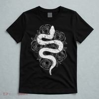 Reptile Snake Whisperer Rose Flower Snake T-Shirt thumb 5