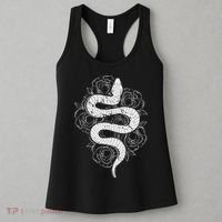 Reptile Snake Whisperer Rose Flower Snake Women's Tank Top thumb 3
