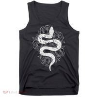 Reptile Snake Whisperer Rose Flower Snake Tank Top thumb 0