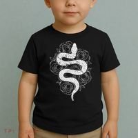 Reptile Snake Whisperer Rose Flower Snake Toddler T-Shirt thumb 2