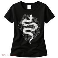 Reptile Snake Whisperer Rose Flower Snake Women's T-Shirt thumb 0