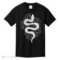 Reptile Snake Whisperer Rose Flower Snake Kids T-Shirt thumb 0