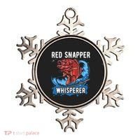 Red Snapper Whisperer Deep Sea Fishing Bass Ornament thumb 0