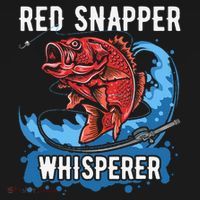 Red Snapper Whisperer Deep Sea Fishing Bass Ornament thumb 1