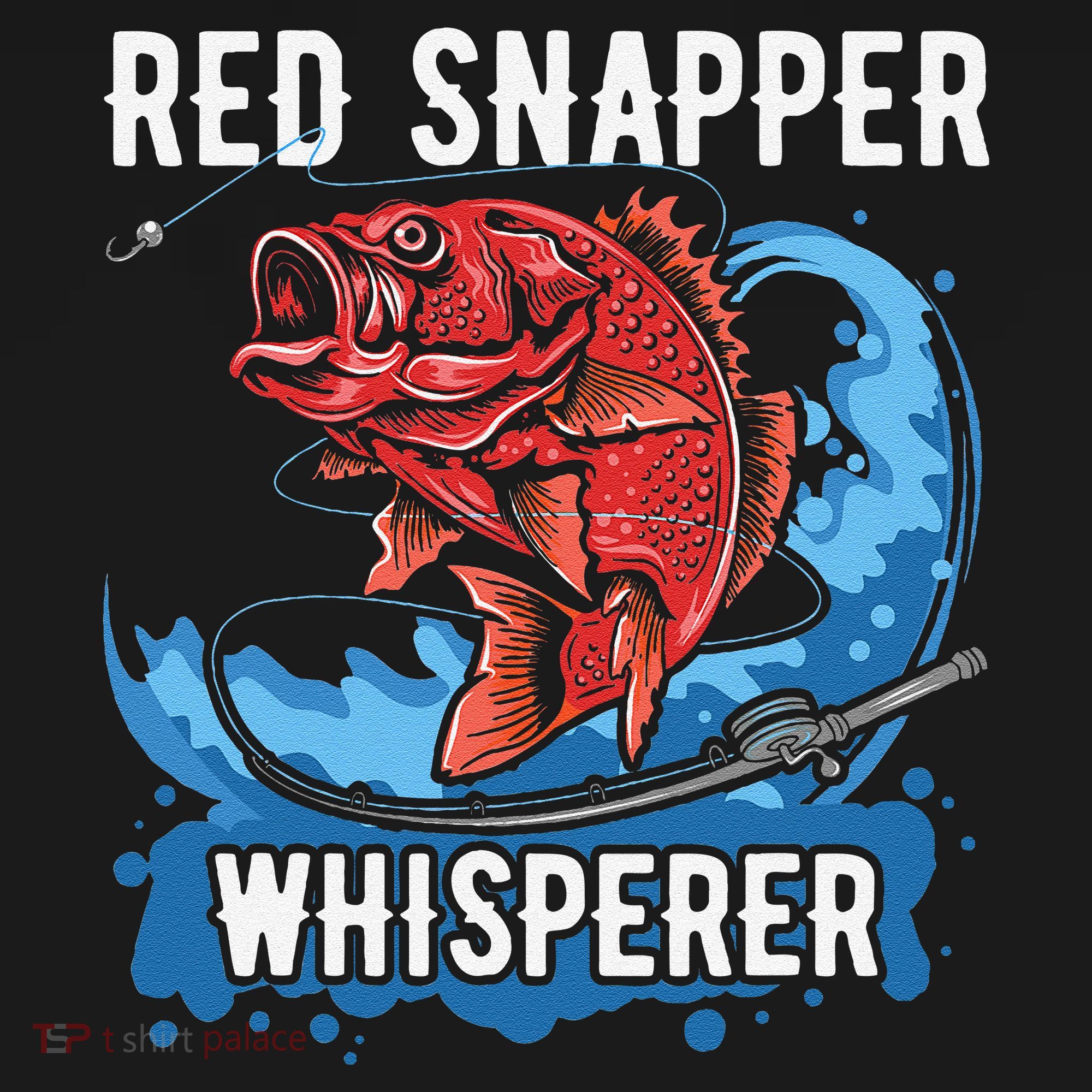 Red Snapper Whisperer Deep Sea Fishing Bass Ornament
