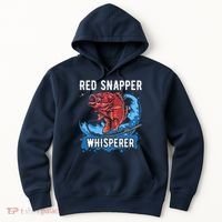 Red Snapper Whisperer Deep Sea Fishing Bass Hoodie thumb 0
